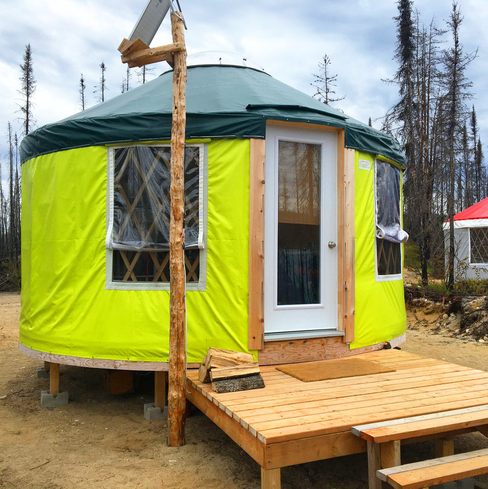
                  
                    The 16 foot yurt
                  
                