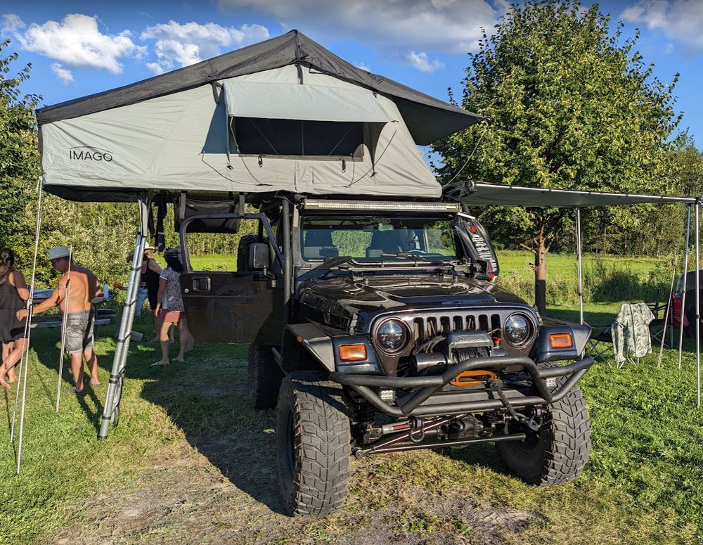 
                  
                    The 63 inches roof tent
                  
                
