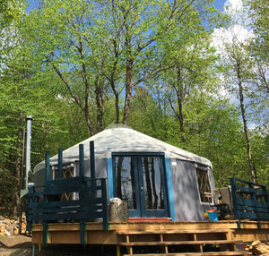 
                  
                    The 28 foot yurt
                  
                