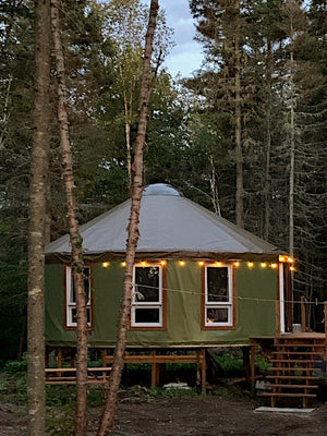 
                  
                    The 24 foot yurt
                  
                