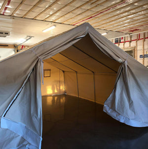 
                  
                    The 16x20 Prospector tent
                  
                