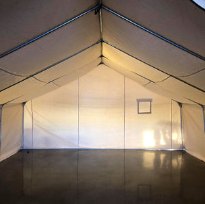 
                  
                    The 16x20 Prospector tent
                  
                