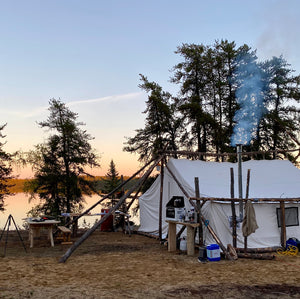 
                  
                    The 12x14 Prospector tent
                  
                