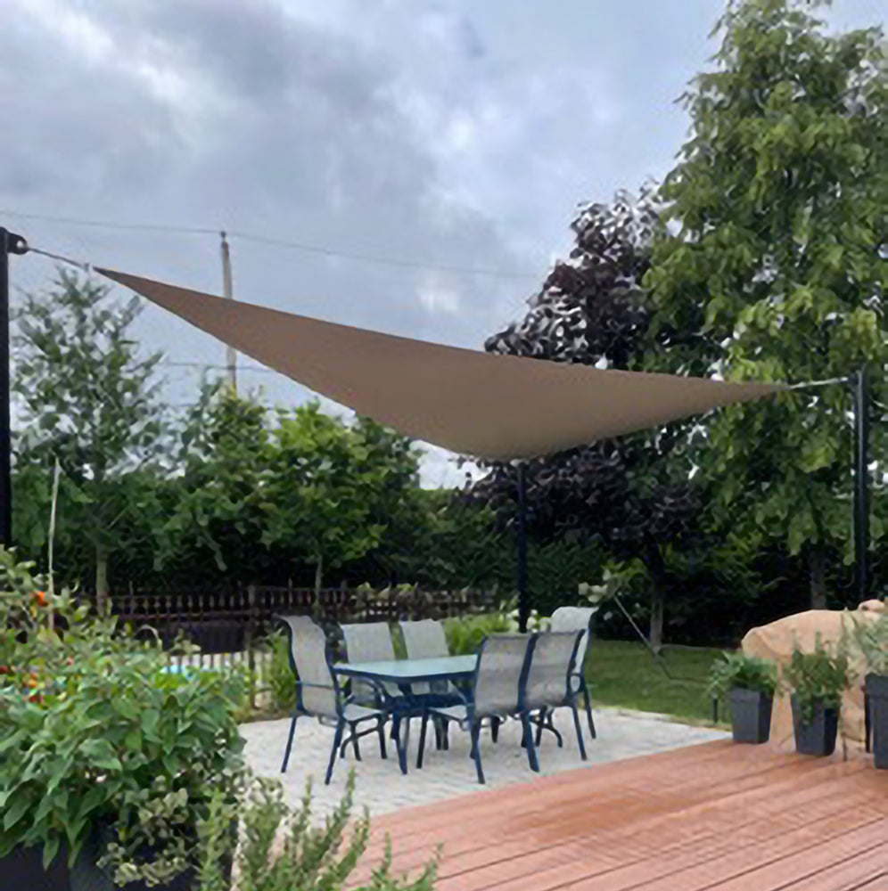 
                  
                    The opaque residential shade sail
                  
                