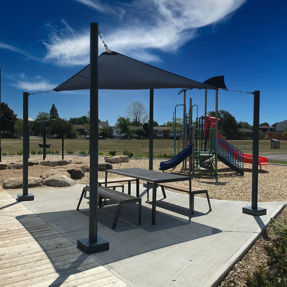 The semi-openwork residential shade sail