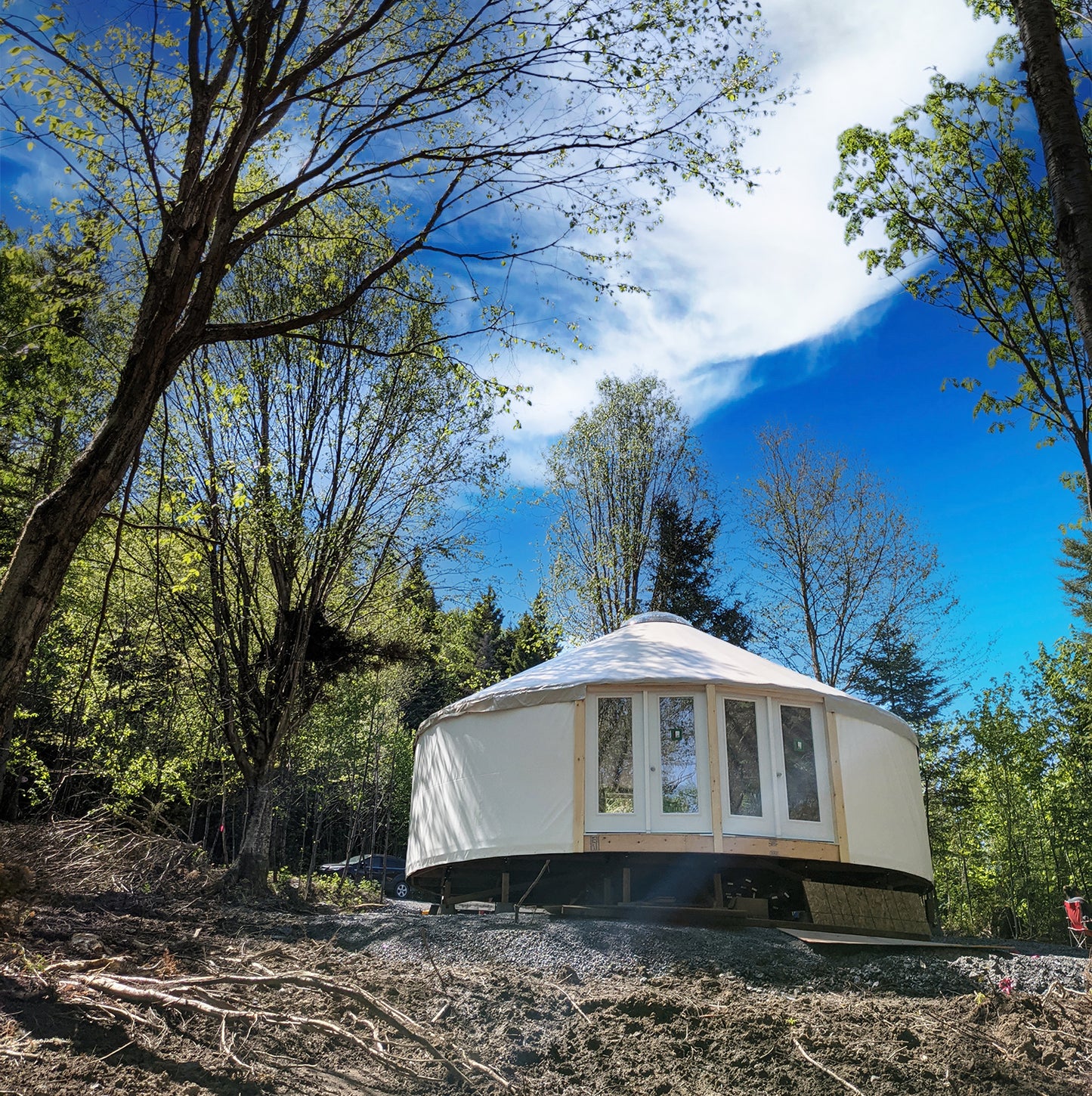 
                  
                    The 28 feet yurt
                  
                