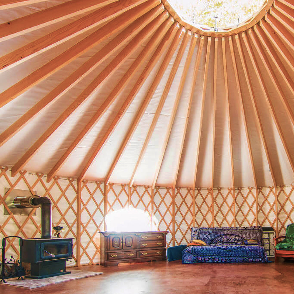 The 28 foot yurt